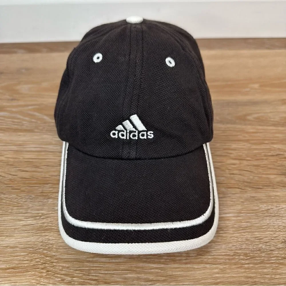 Adidas Vintage 100% Cotton Embroidered Logo Adjustable Hat